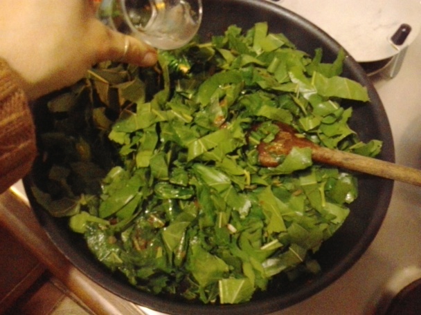 Dusené listy moruše s vajcom (fotorecept) - obrázok 7