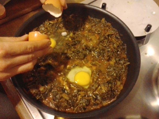 Dusené listy moruše s vajcom (fotorecept) - obrázok 9