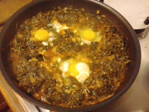 Dusené listy moruše s vajcom (fotorecept) - obrázok 10