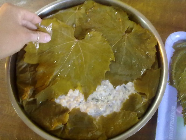 V rúre zapečené, plnené hroznové listy (fotorecept) - obrázok 14