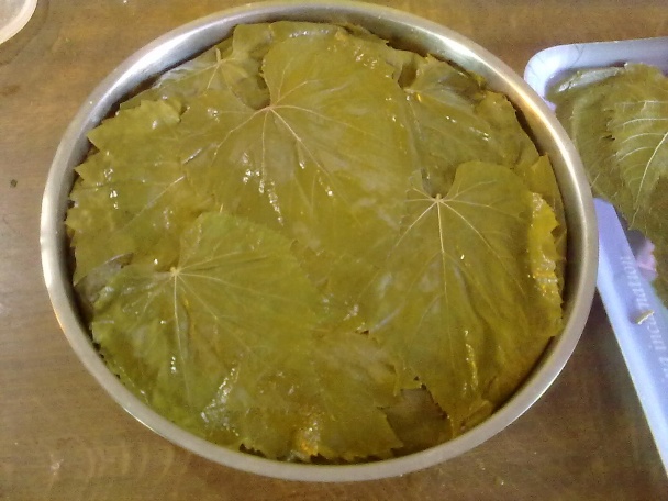 V rúre zapečené, plnené hroznové listy (fotorecept) - obrázok 15