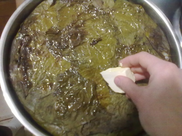 V rúre zapečené, plnené hroznové listy (fotorecept) - obrázok 16