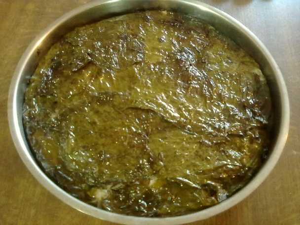 V rúre zapečené, plnené hroznové listy (fotorecept) - obrázok 17