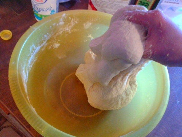 Poğaça - kysnuté slané buchtičky (fotorecept) - obrázok 2