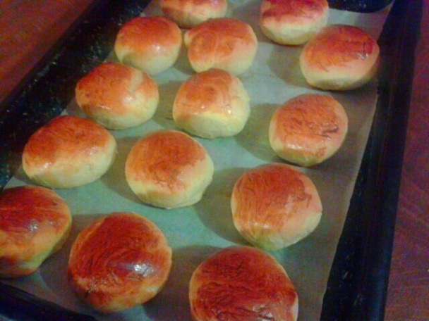 Poğaça - kysnuté slané buchtičky (fotorecept) - obrázok 13