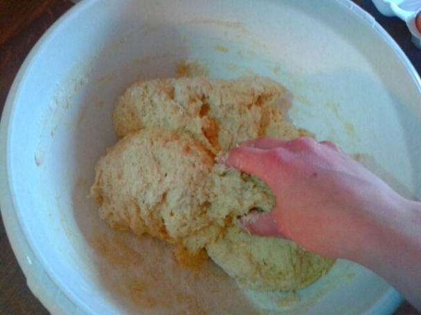 Sezamové koláčiky plnené vanilkovým jablkom (fotorecept) - obrázok 2