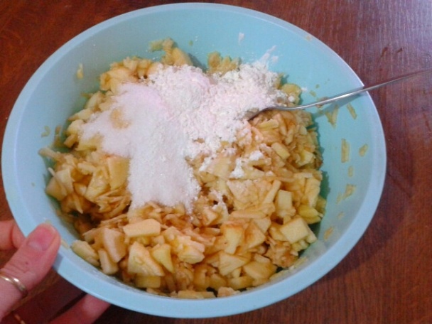 Sezamové koláčiky plnené vanilkovým jablkom (fotorecept) - obrázok 4