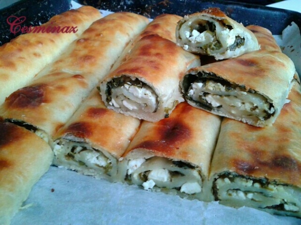 Ispanaklı Börek - špenátový börek (fotorecept) - obrázok 15