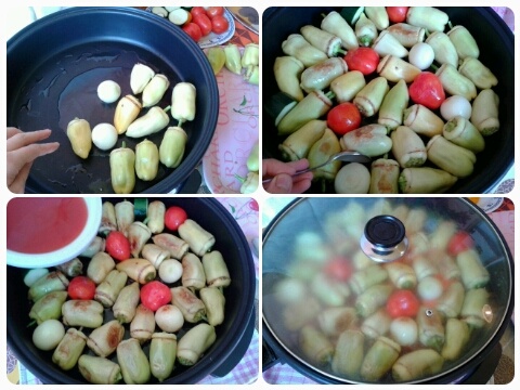 Biber dolmasi / Plnená paprika (fotorecept) - obrázok 6