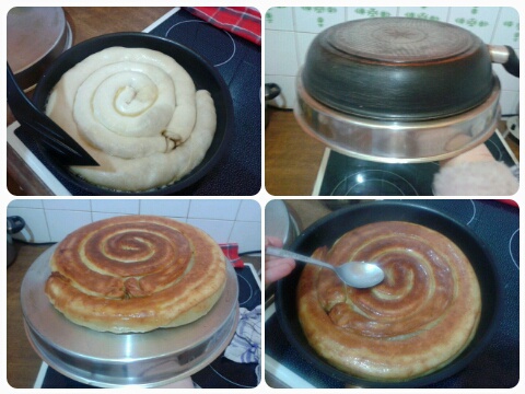 Sladký jablkový börek z panvice (fotorecept) - obrázok 7