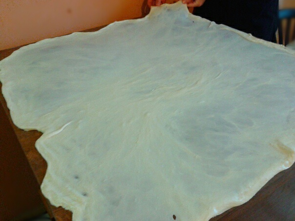 Tavada börek/Börek z panvice (fotorecept) - obrázok 4