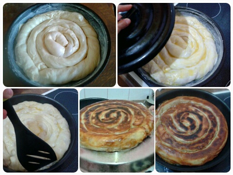 Tavada börek/Börek z panvice (fotorecept) - obrázok 6