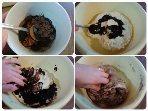 Dvojfarebné šišky (fotorecept) - obrázok 2