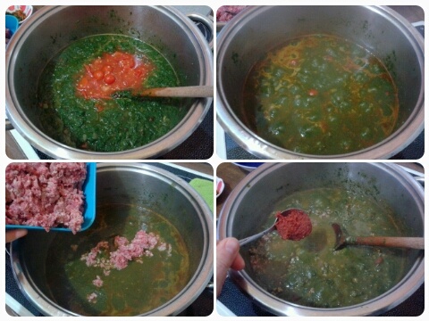 Mäsový špenátový prívarok / Etli Ispanak - obrázok 2