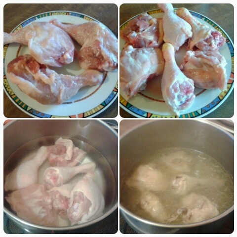 Cesnakové kura s kurkumovou omáčkou a knedľou (fotorecept) - obrázok 1