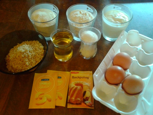 Orechovo-krupicový dezertík (fotorecept) - obrázok 1