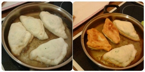 Kysnuté trojuholníky plnené špenátom (fotorecept) - obrázok 6