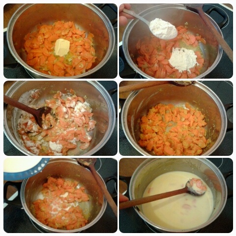 Špenátovo-mrkvová omáčka s ryžou a prsiami (fotorecept) - obrázok 3