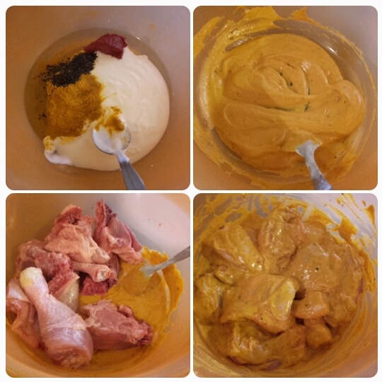 Kurkumové stehná s cícerovým pyré (fotorecept) - obrázok 2