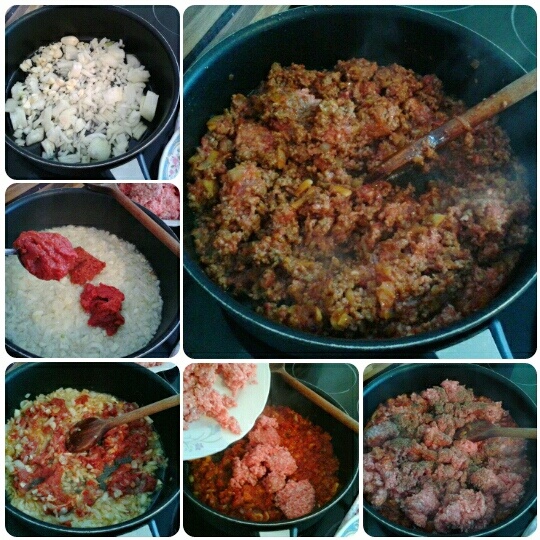 Zapečená paradajková kapusta s mletým mäsom (fotorecept) - obrázok 2