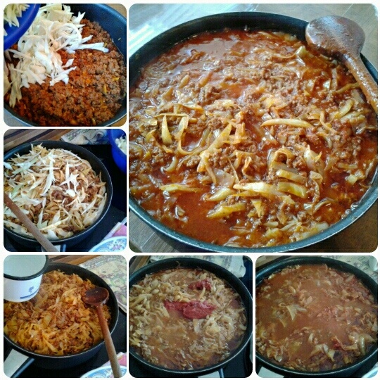 Zapečená paradajková kapusta s mletým mäsom (fotorecept) - obrázok 3