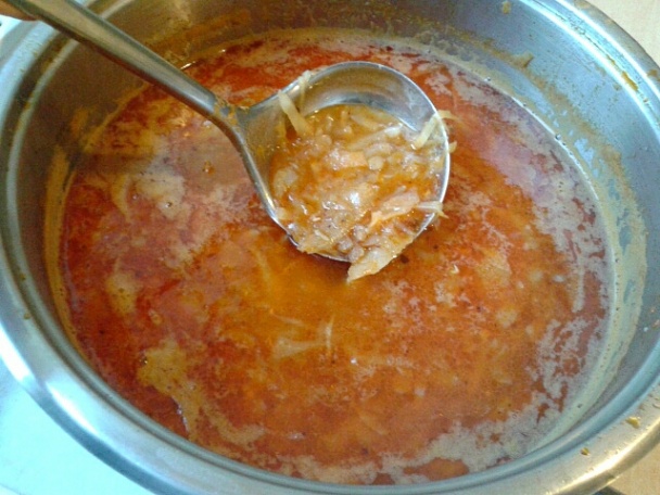 Šošovicovo-kapustová polievka (fotorecept) - obrázok 3