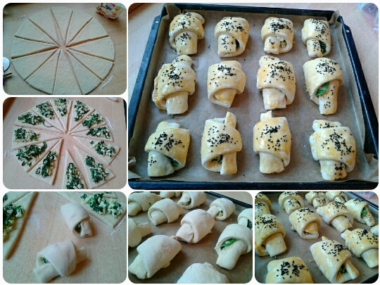 Poğaça/Špenátové poača (fotorecept) - obrázok 5