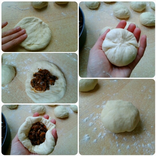 Poğaça/Hubami plnené Poača (fotorecept) - obrázok 5