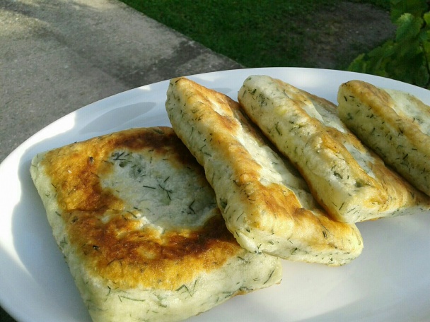 Vysmážané kúsky cesta s kôprom (fotorecept) - obrázok 5