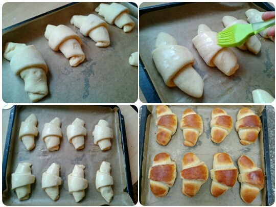 Kakaové rožky (fotorecept) - obrázok 4