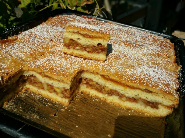 Jablkový koláč s marhuľovým džemom (fotorecept) - obrázok 8