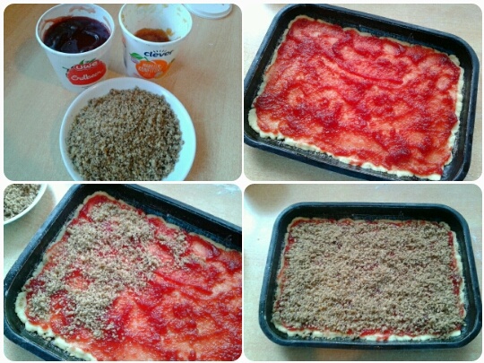 Jednoduchý lekvárovo-orechový koláč (fotorecept) - obrázok 3
