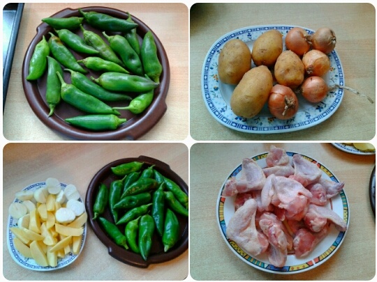 V rúre pečené krídla so zeleninou, jogurtovým dressingom a paprikovým maslom (fotorecept) - obrázok 1