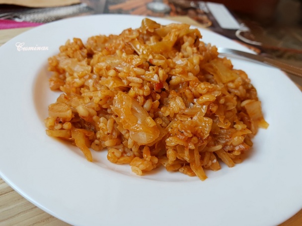 Lahanalı pilav/ Kapustové rizoto (fotorecept) - obrázok 4