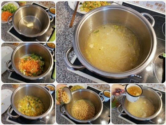 Jemná cícerová polievka s pórom a mrkvou (fotorecept) - obrázok 2