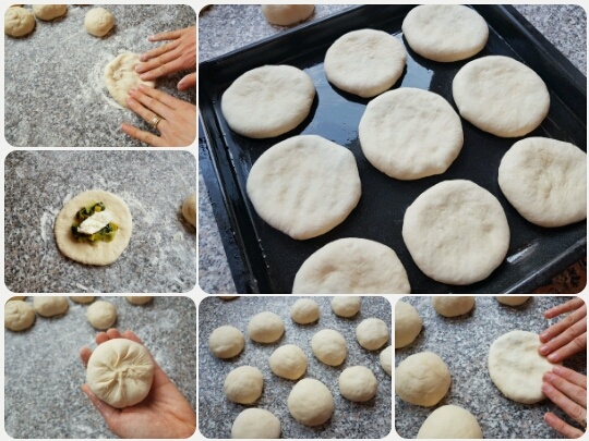 Poğaça/ Pórovo-bryndzové poača (fotorecept) - obrázok 4