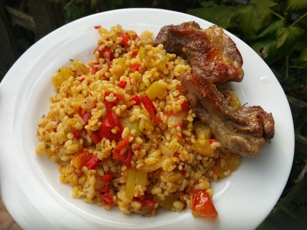 Tekvicový bulgur pilav (fotorecept) - obrázok 6