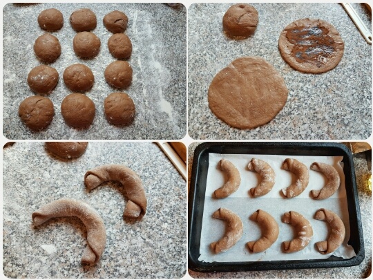 Kakaové raňajkové pečivo (špaldové) (fotorecept) - obrázok 5