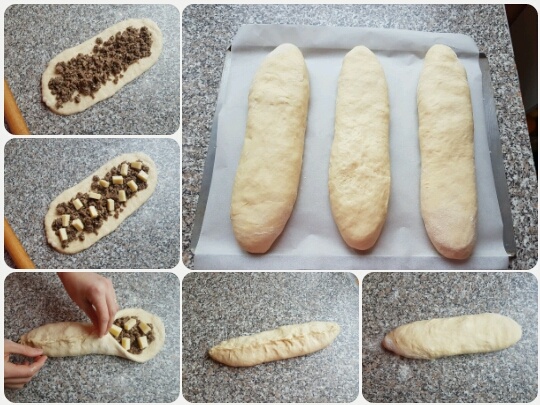 Etli pide/Pide s mletým mäsom (fotorecept) - obrázok 5