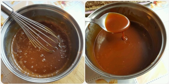 Zákusok s čoko-mascarpone krémom, slaným karamelom a čokoládovou polevou (fotorecept) - obrázok 5