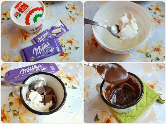 Zákusok s čoko-mascarpone krémom, slaným karamelom a čokoládovou polevou (fotorecept) - obrázok 7