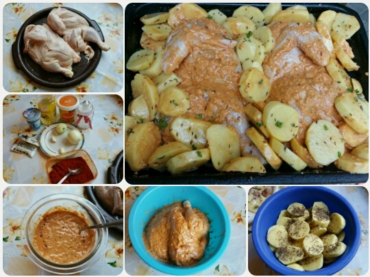 Horčicové kura na rascových zemiakoch (fotorecept) - obrázok 1