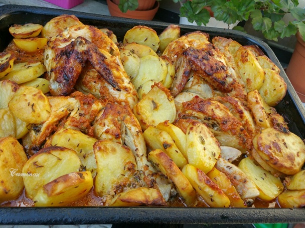 Horčicové kura na rascových zemiakoch (fotorecept) - obrázok 2