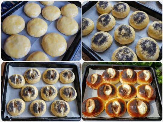 Škoricovo-lekvárové a tvarohové koláče (fotorecept) - obrázok 5