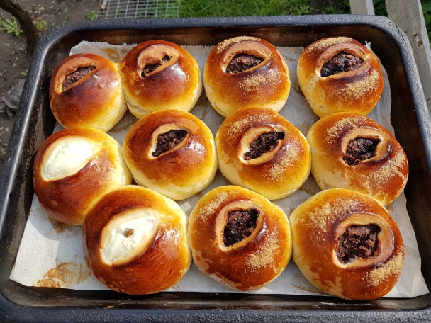 Škoricovo-lekvárové a tvarohové koláče (fotorecept) - obrázok 6