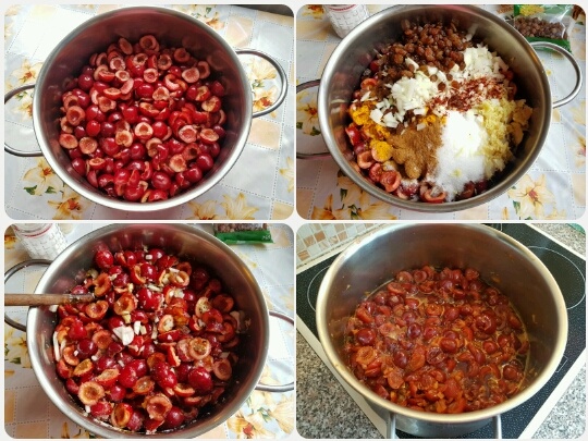 Čerešňové čatní/chutney (fotorecept) - obrázok 3