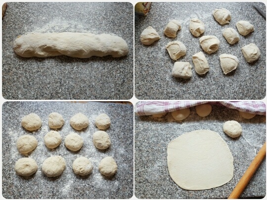 Chlebové placky s bazalkovo-cesnakovým maslom (fotorecept) - obrázok 3