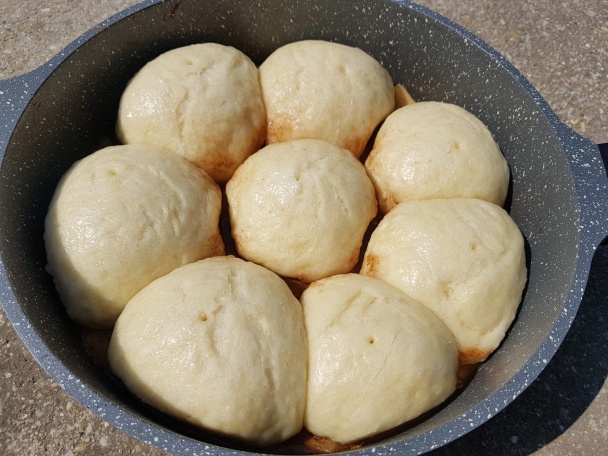 Buchty parené na jablkách (fotorecept) - obrázok 6