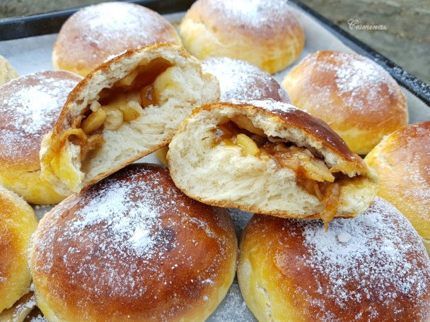 Jablkovo-lekvárové koláče (fotorecept) - obrázok 5