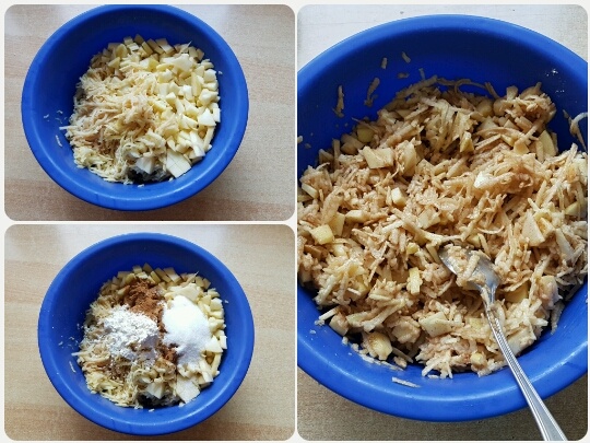 Jednoduchý jablkovo-pudingový koláč (fotorecept) - obrázok 3